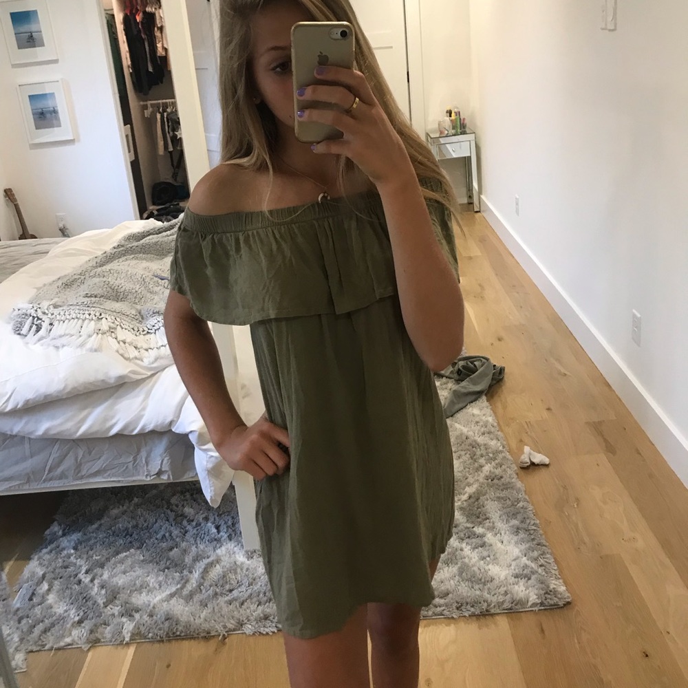 off the shoulder dress